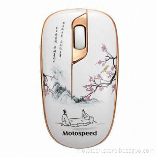 Fashion rechargeable wireless optical mouse